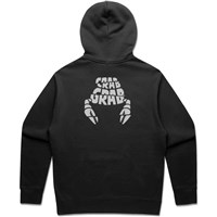 Crab Grab Men's Chopped Hoodie - Black