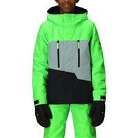 686 Geo Insulated Jacket - Boy's - Borealis Green Colorblock