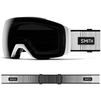 Smith I/O MAG XL Goggle - White Fade Out Frame w/ ChromaPop Sun Black + CP Storm Blue Sensor Mir Lenses (M007133PS994Y)