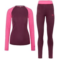 Kari Traa Women's Kaia Baselayer Set - Wine
