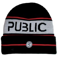 Public Snowboards Retro Beanie - Black