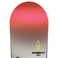Rome Men's Agent Fusion Camber Snowboard