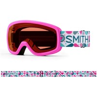 Smith Youth Snowday Goggle - Vivid Pink Hearts Frame w/ RC36 Lens (M004423R6998K)