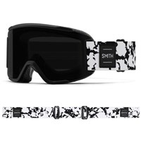 Smith Squad S Goggle - Black Marble Frame w/ ChromaPop Sun Black + Yellow Lenses (M007642FO994Y)