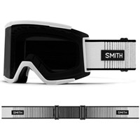 Smith Squad XL Goggle - White Fade Out Frame w/ ChromaPop Sun Black + CP Storm Blue Sensor Mir Lenses (M006753PS994Y)