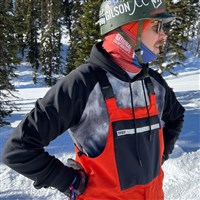 Gilson Men's Water - Repellent  Hoodie with Stash Pocket - Tie Dye