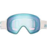 Anon M4S Cylindrical Goggles + Bonus Lens + MFI Face Mask - Oat Frame w/ Perceive Variable Blue Lens (2357713E1R)