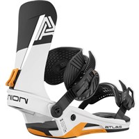Union Men's Atlas Snowboard Bindings - White / Orange