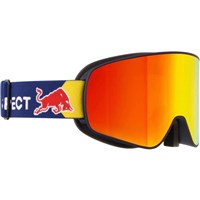 Red Bull Spect Park Goggle - Matte Dark Blue Strap w/ Brown + Red Mirror Lenses