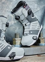 DC Men's Judge Step On Double Boa Snowboard Boots - Dark Grey / Grey