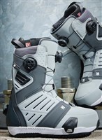 DC Men's Judge Step On Double Boa Snowboard Boots - Dark Grey / Grey