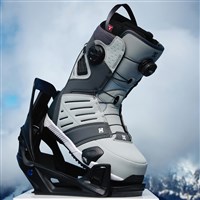 DC Men's Judge Step On Double Boa Snowboard Boots - Dark Grey / Grey