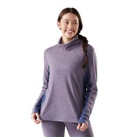 Smartwool Women's Classic Thermal Merino Mock Neck - Chalk Violet Heather