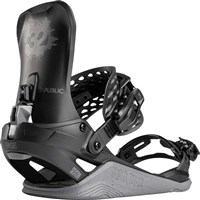ThirtyTwo Unisex 32 Basin Fase Snowboard Bindings - Public / Black / Grey