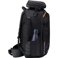 Kulkea Kayda 44 Travel Backpack - Midnight Black / Gold