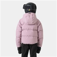 Helly Hansen Juniors' Nora Short Puffy Ski Jacket - Purple Clay