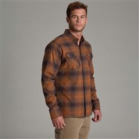Kuhl Dillingr Flannel LS Shirt - Men's - Rusted Sun