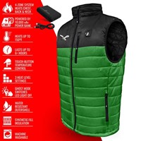 ActionHeat Men's Philadelphia Eagles 5V Heated Puffer Vest - Green / Black