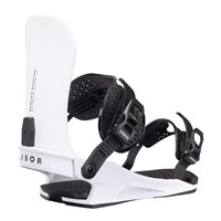 Arbor Men's Utility Snowboard Bindings - White / Black