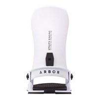 Arbor Men's Utility Snowboard Bindings - White / Black