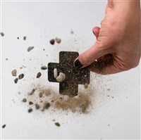 NoSo Patch - X Shapes Collection - Black Ripstop
