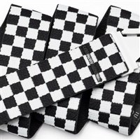 Arcade Check Belt - Black / Glacial