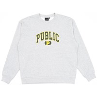 Public Collegiate Crew Neck - Grey