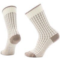 Smartwool Women's Everyday Cozy Waffle Press Crew Socks - Natural