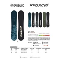 Public General Select Park & Freestyle Men's Snowboard - 160