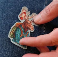 NoSo Patch - Rachel Kozlowski Collection - Hiking Buddy Moose