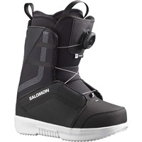 Salomon Youth Project Boa Snowboard Boots - Black / Black / White