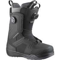 Salomon Men's Dialogue Dual Boa Wide Snowboard Boots - Black / Black / Asphalt