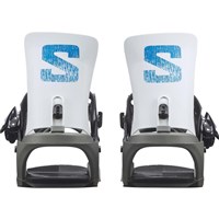 Salomon Unisex Rhythm Snowboard Bindings - Grey Race Blue
