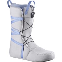 Salomon Women's Pearl Boa Snowboard Boots - Gray Violet / Brunnera Blue / White