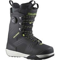 Salomon Men's Dialogue Lace SJ Boa Snowboard Boots - Black / Lunar Rock / Acid Lime