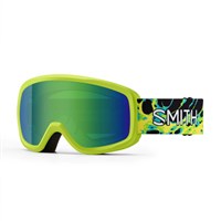 Smith Youth Snowday Goggle - Electric Lime Slime Frame w/ Green Sol-X Mirror Lens (M004423X599C5)