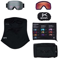 Anon M5 Toric Goggles + Bonus Lens - Smoke Frame w/ Perceive Sunny Onyx + Perceive Sunny Violet Lenses (2394312Z55)