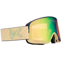 Anon M6 Goggles + Bonus Lens - Beechwood Frame w/ Perc. Variable Green + Perc. Cloudy Pink Lenses (3054610FA7)
