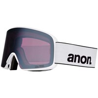 Anon M6 Goggles + Bonus Lens - White Frame w/ Perceive Sunny Onyx + Perceive Sunny Violet Lenses (3054610Z59)