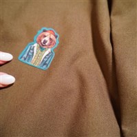 NoSo Patch - Rachel Kozlowski Collection - Mr Grizzly Bear