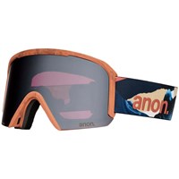 Anon Nesa S Goggles + Bonus Lens - Marble Collage Frame w/ Perc. Variable Blue + Perc. Cloudy Pink Lenses (3054910E8I)