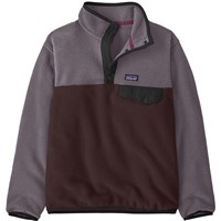 Patagonia Youth Lightweight Snap-T Pullover - Let's Chat / Den Brown