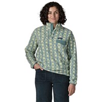 Patagonia Women's Lightweight Synchilla Snap-T Pullover - Sun Quilt / Blue Sage