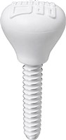 Pro Standard Push Button Quick Release Metal Button - White