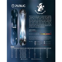 Public Dispute Men's Freestyle Snowboard - 153