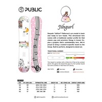 Public Jibgurl Women's Park & Freestyle Snowboard - 140