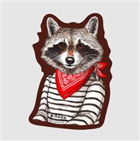 NoSo Patch - Rachel Kozlowski Collection - Raccoon Bandit