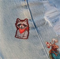 NoSo Patch - Rachel Kozlowski Collection - Raccoon Bandit