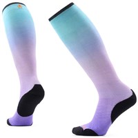 Smartwool Women's Ski Targeted Cushion Ombre Print OTC Socks - Purple Dawn