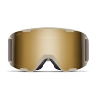 Smith Stash XL Goggle - Chalk Frame w/ CP Sun Black Gold Mirror + CP Storm Blue Lenses (M007871AP99MN)